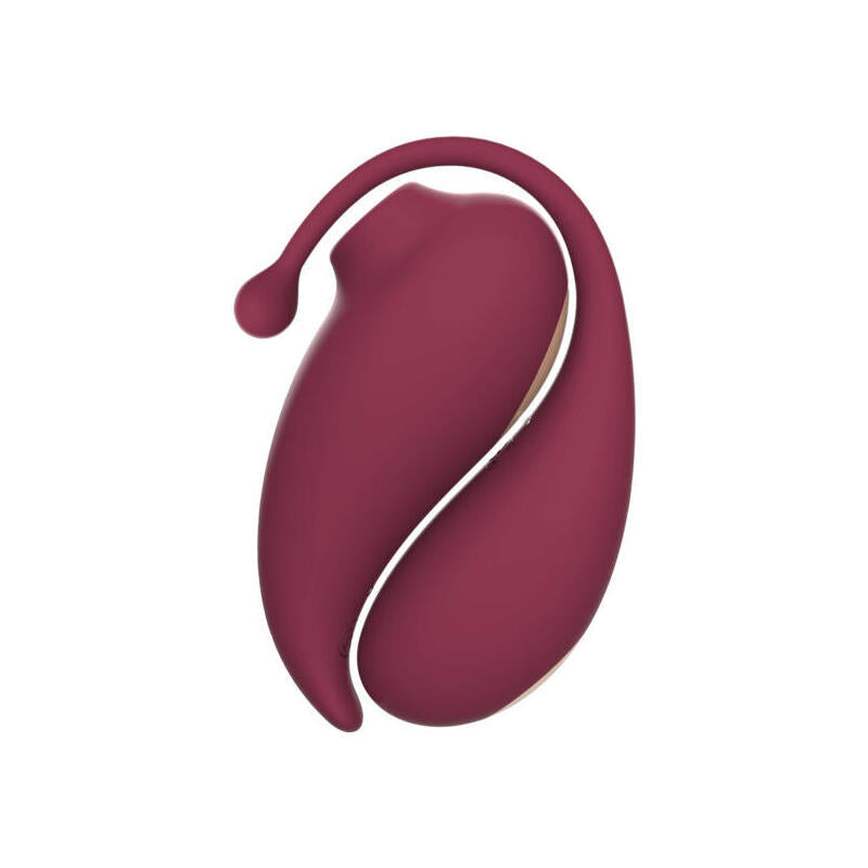 Adrien Lastic - Inspiration Succionador Clitoris + Huevo Vibrador Rojo - App Gratuita
