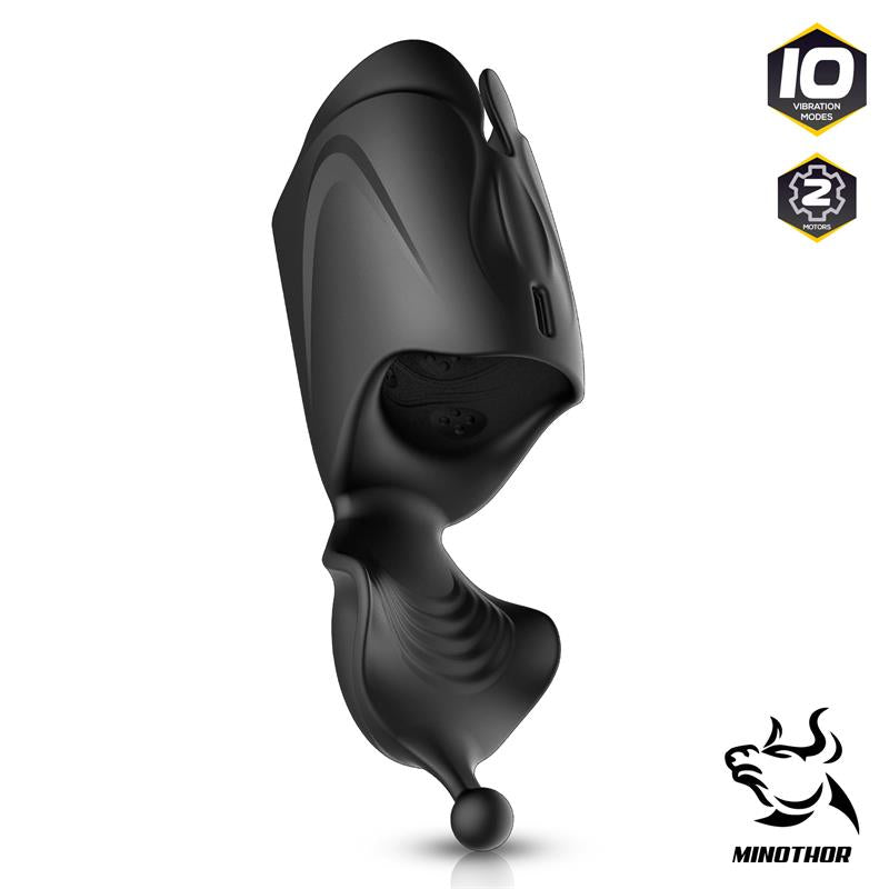 Advax One Masturbador Doble Motor Estimulación Multiple Flexible Usb