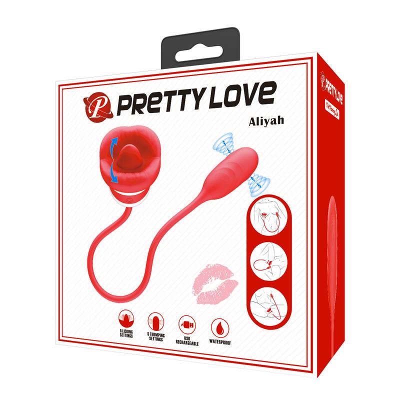 Pretty Love - Aliyah Masturbador Boca Rojo