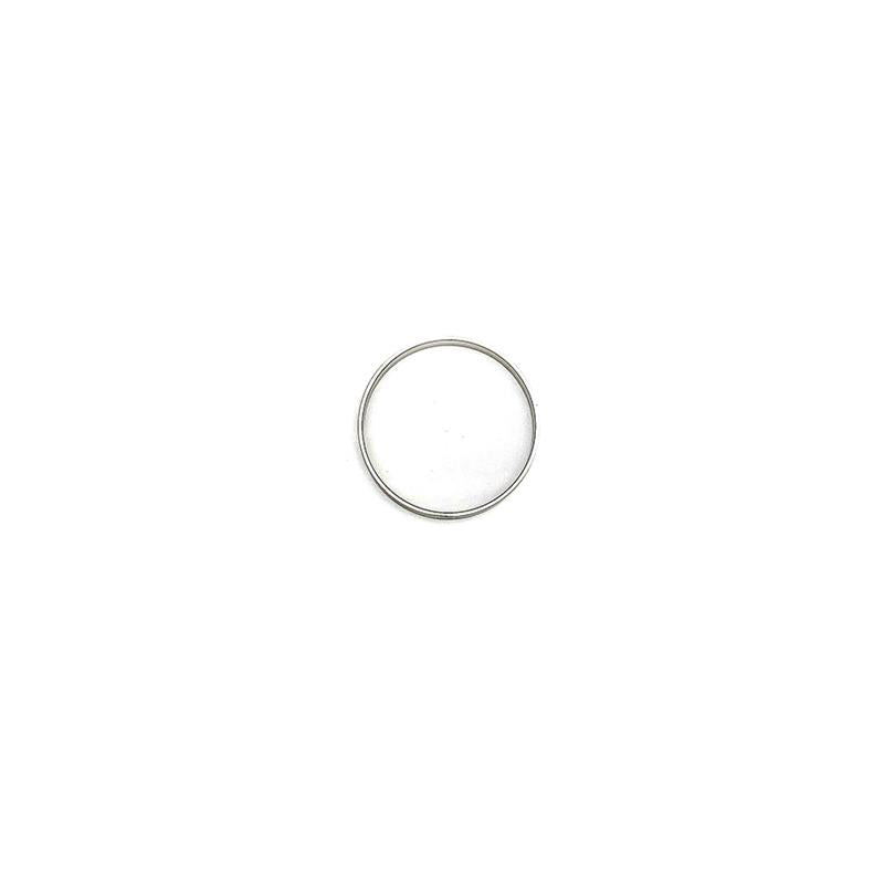 Anillo De Acero Para El Pene Color Plata Talla (Interno):50 Mm