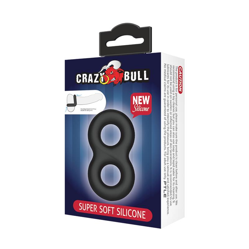Crazy Bull - Anillo Doble Silicona Medica