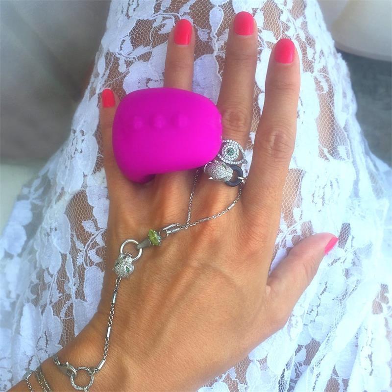 G-Vibe - Fun Toys Gring Anillo Vibrador Xl Sweet Raspberry