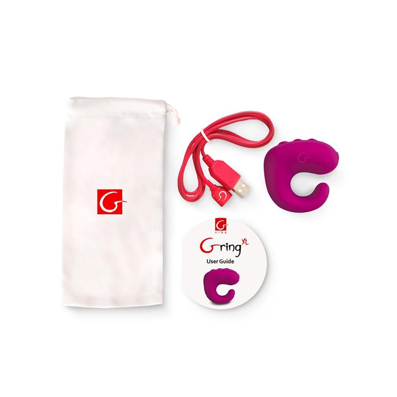 G-Vibe - Fun Toys Gring Anillo Vibrador Xl Sweet Raspberry