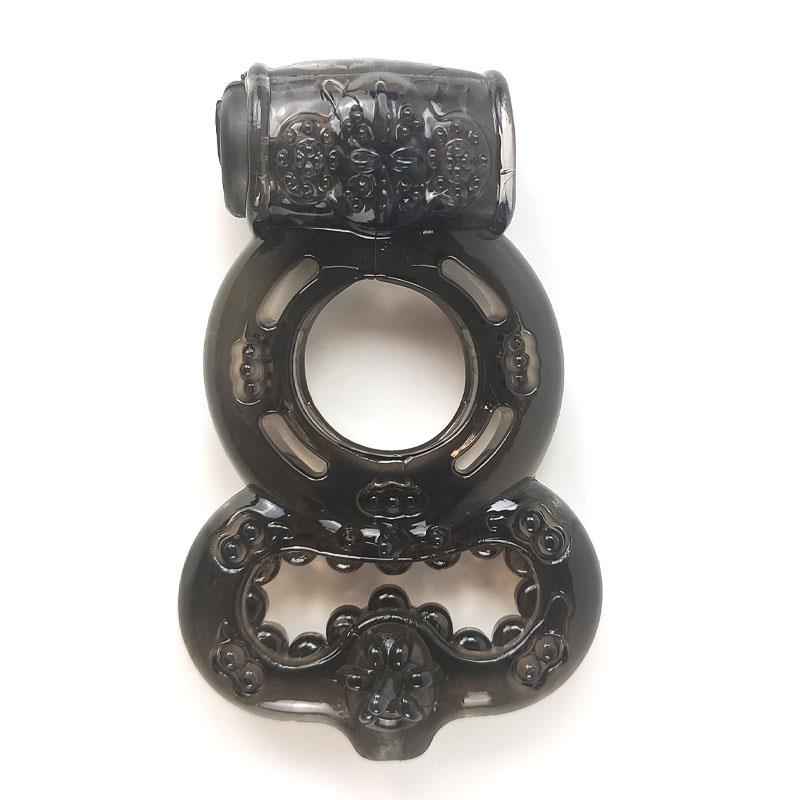 Anillo Para El Pene Con Vibración Negro