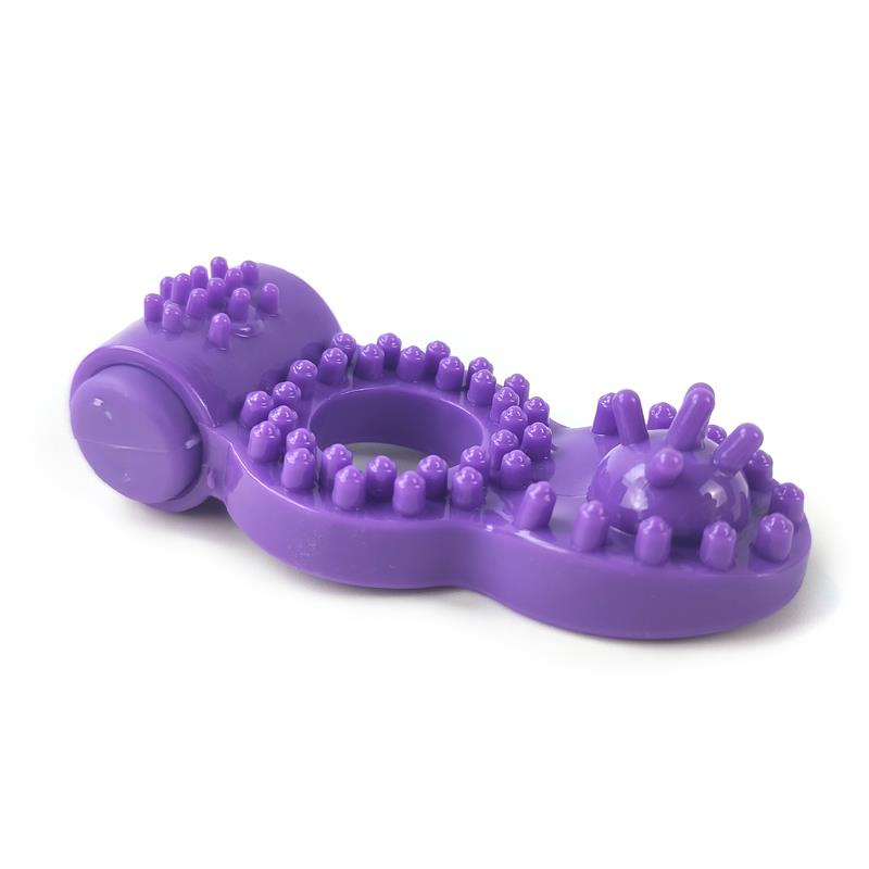 Anillo Para El Pene Con Vibración Púrpura