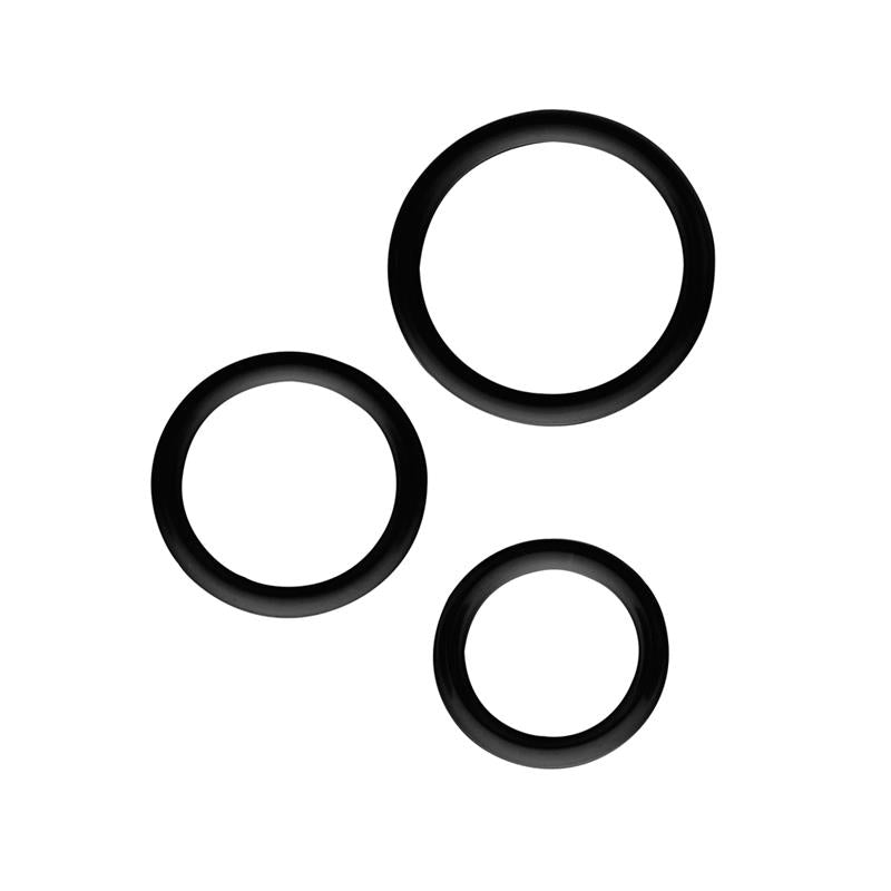 Anillo Para El Pene Magnum Force  Silicona Negro