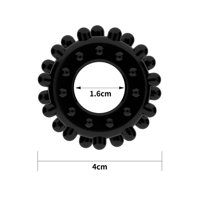 Anillo Para El Pene Power Plus Negro