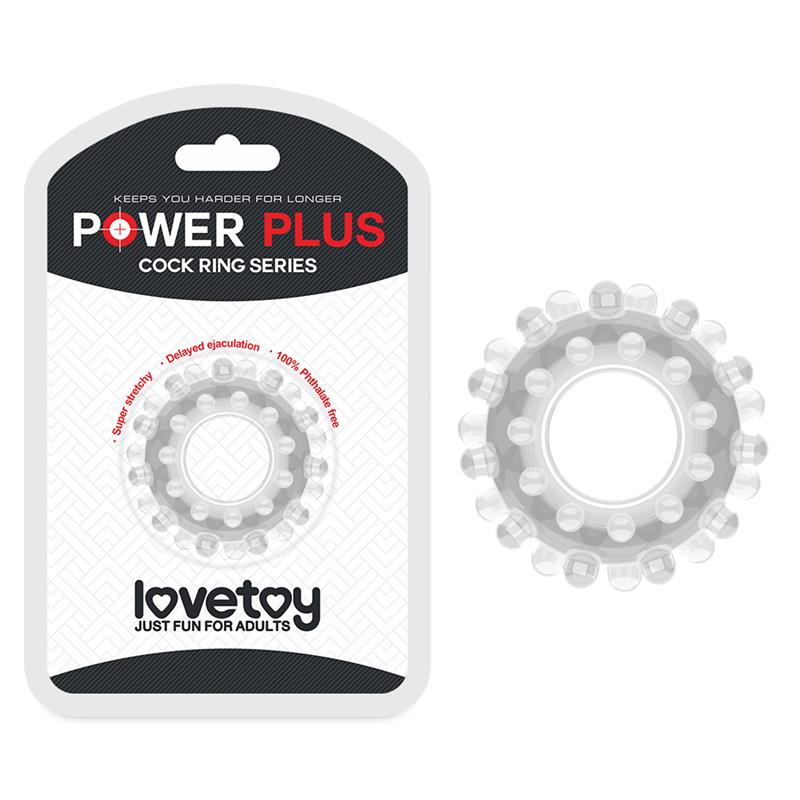 Anillo Para El Pene Power Plus Transparente