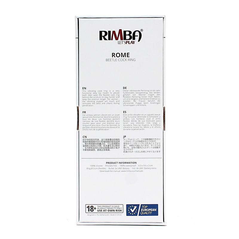 Anillo Para El Pene Rome Negro