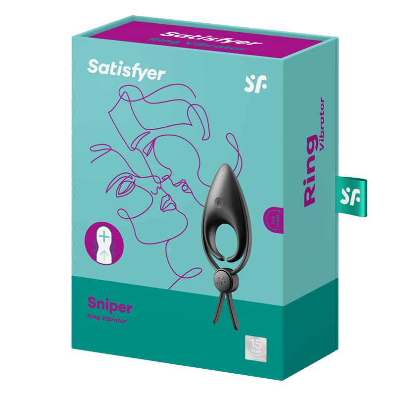 Satisfyer Sniper Anillo Vibrador Negro