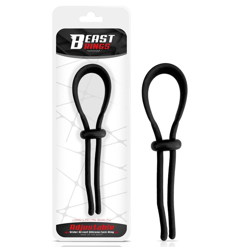 Anillo Para El Pene Wider Arrest Ajustable Silicona Sólida