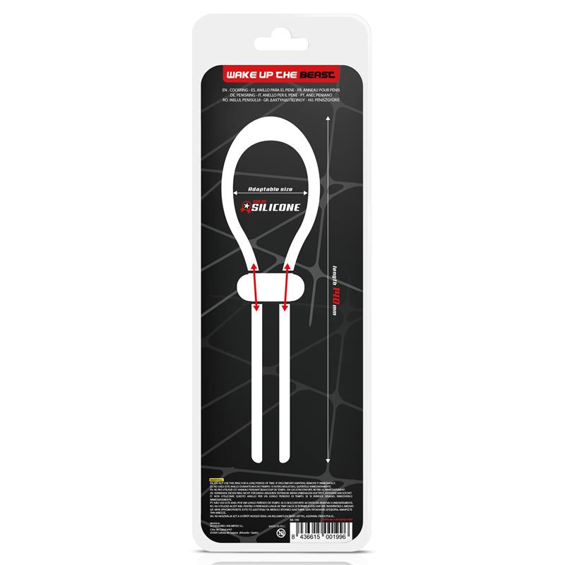 Anillo Para El Pene Wider Arrest Ajustable Silicona Sólida