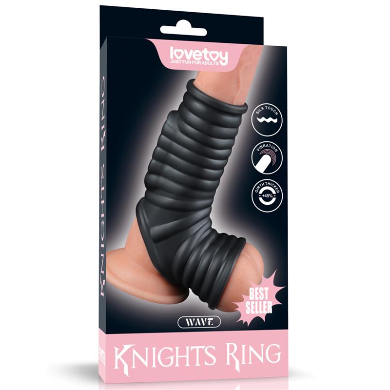 Anillo Vibrador Para Pene Y Escroto Wave Knights