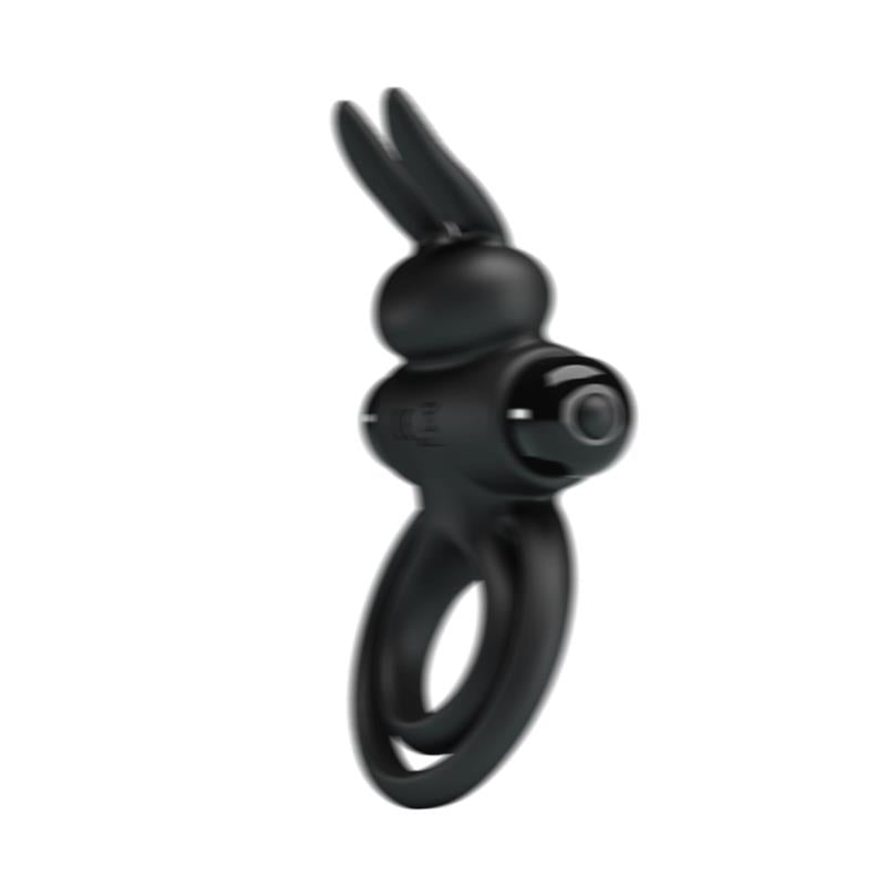 Pretty Love - Anillo Vibrador Iii Conejo Para Pene Negro