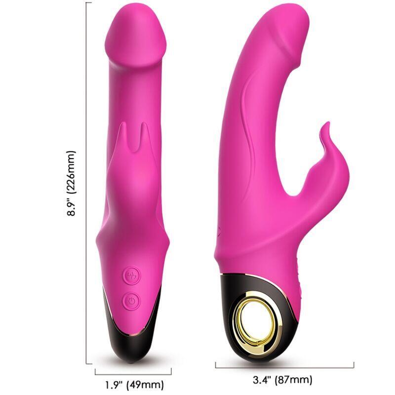 Armony - Meteror Dildo Vibrador Rabbit Rotador Fucsia