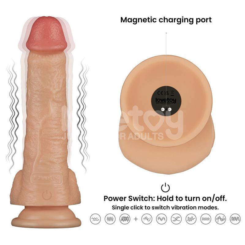 Arnés Con Dildo Con Vibración 8 Talla (Interno):Xs/S/M