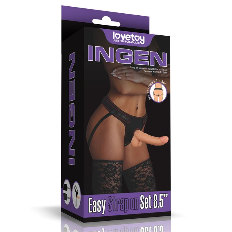 Arnés Con Dildo Easy Strapon 8.5