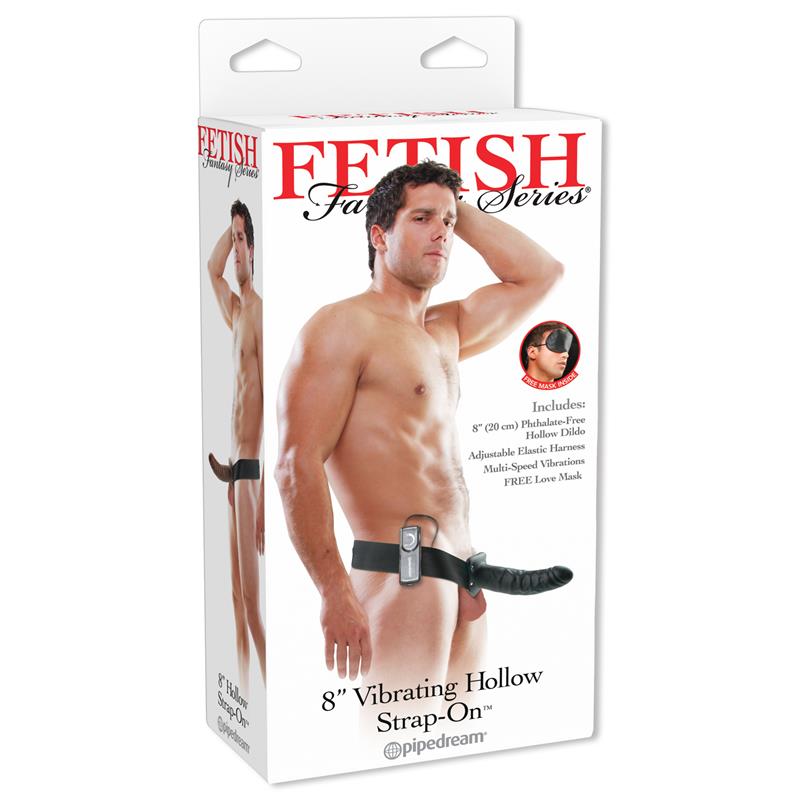 Fetish Fantasy Series - Arnes Vibrador Hueco 19 Cm Negro