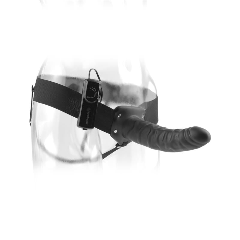Fetish Fantasy Series - Arnes Vibrador Hueco 19 Cm Negro