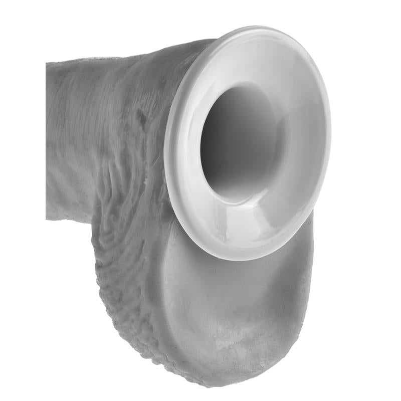 King Cock - Strap-On Con Dildo Hueco 25.5 Cm Y Tirantes Color Carne