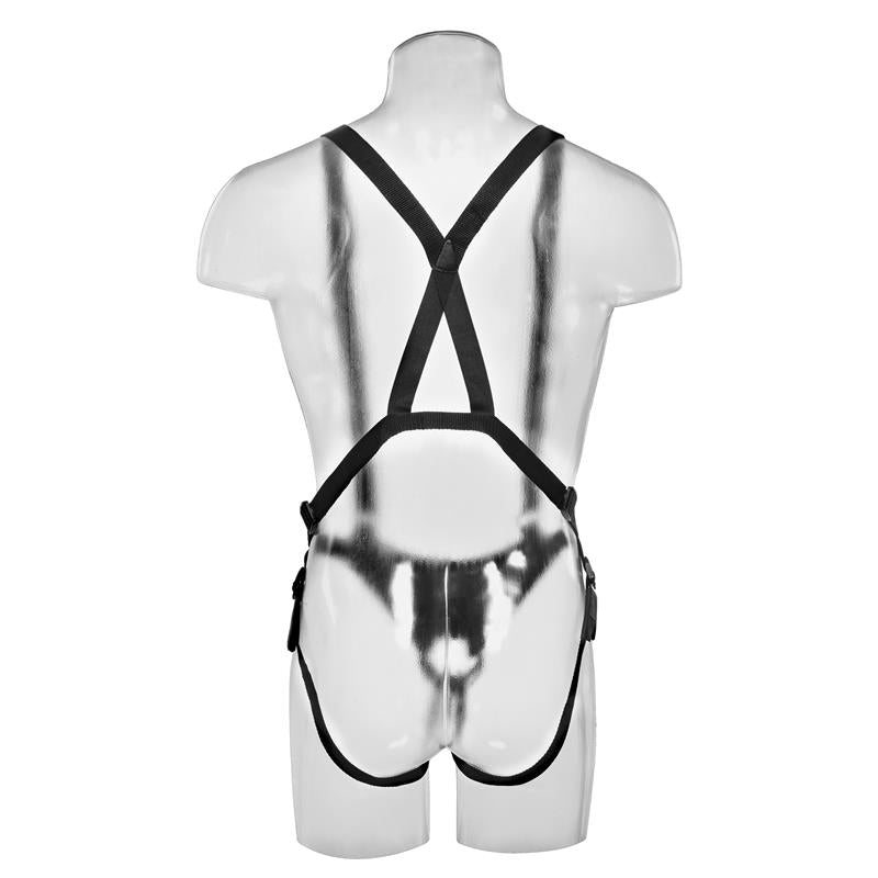 King Cock - Strap-On Con Dildo Hueco 25.5 Cm Y Tirantes Color Carne