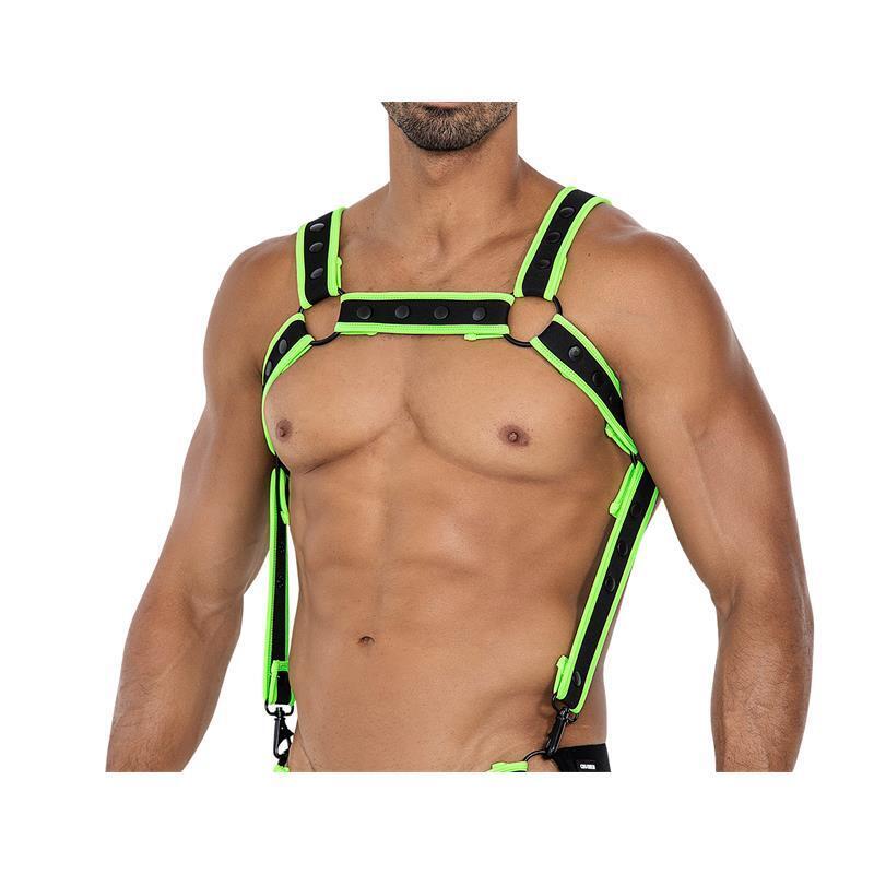 Arnés H4rness05  De Pecho Neon Verde Talla Única