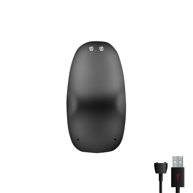 Asher Plug Anal Con Control Remoto Usb Magnético Negro