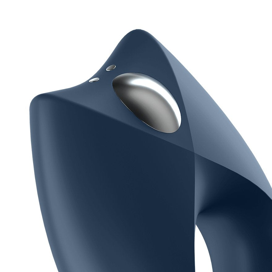 Royal One Anillo Vibrador Con App Azul