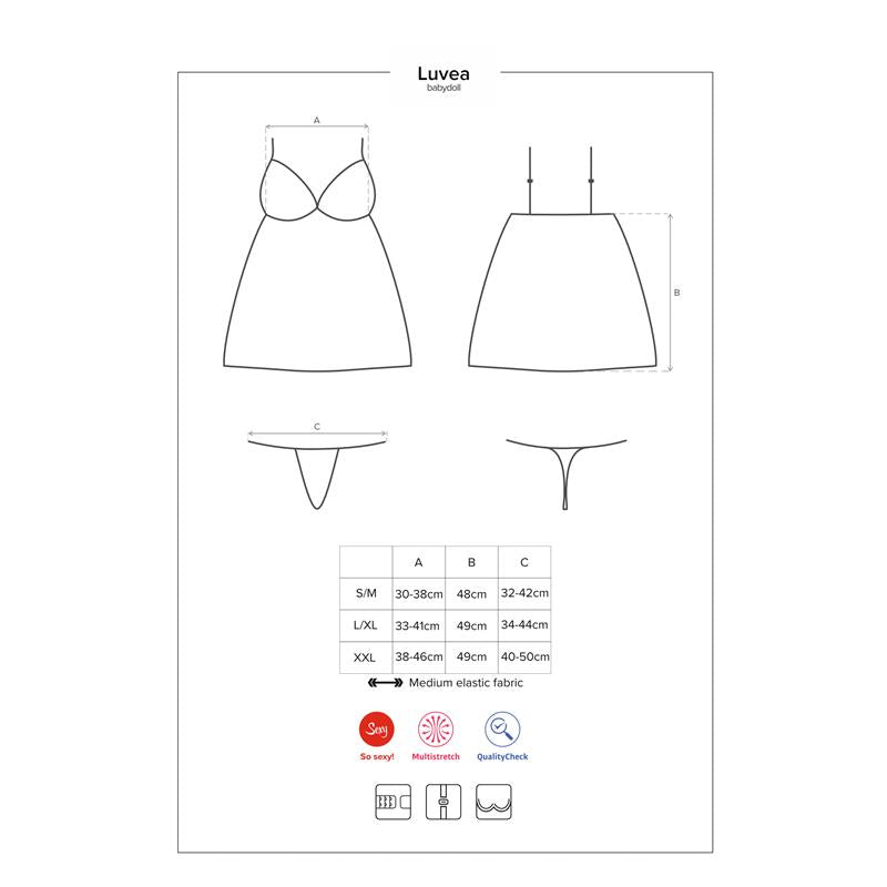 Babydoll Luvae Talla (Interno):S/M