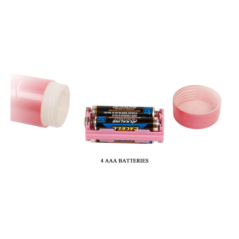 Baile Arnés Con Dildo Vibrador Rosa 18 Cm