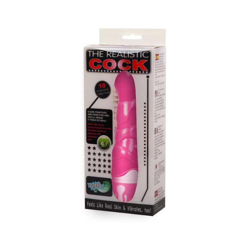 Baile - The Realistic Cock Rosa 21.8 Cm