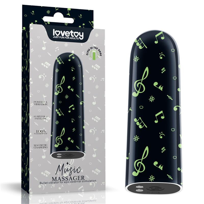 Bala Vibradora Brilla En La Oscuridad Glow-In-The-Dark