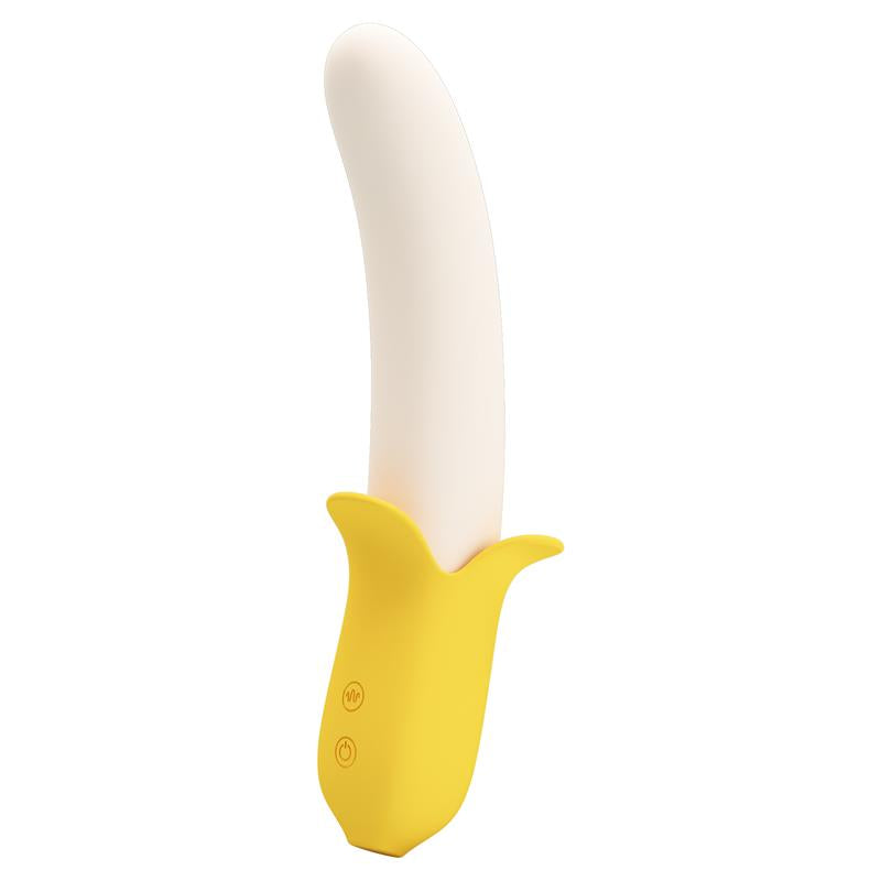 Pretty Love - Banana Geek Super Power 7 Vibraciones Up&Down Silicona Negro
