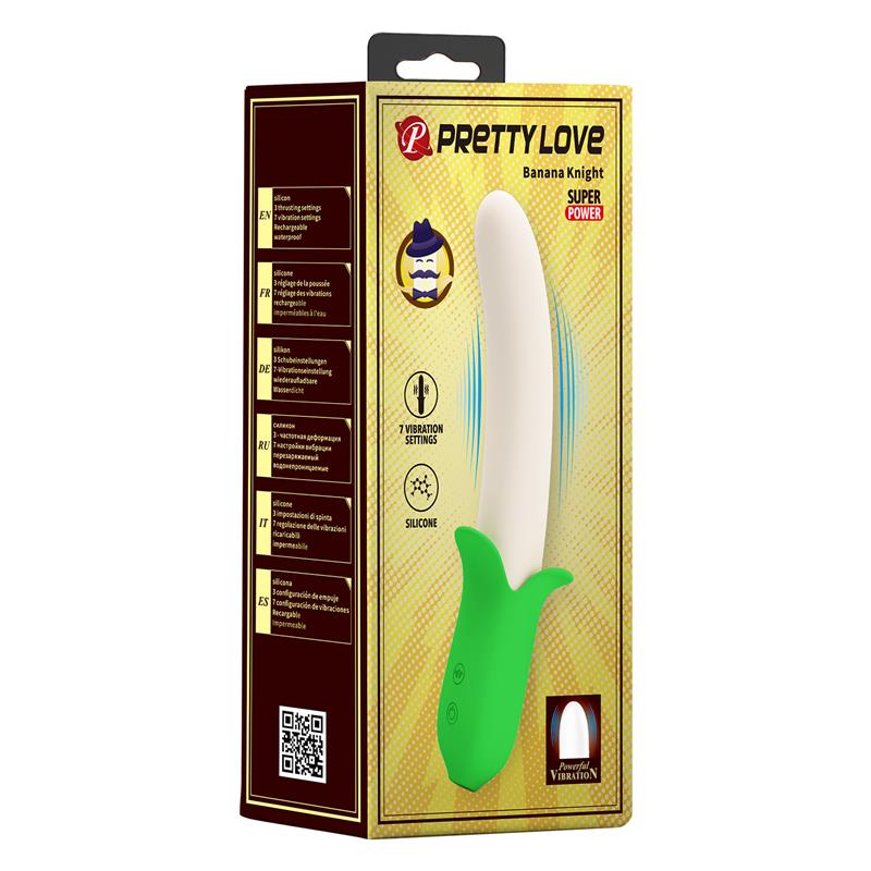 Pretty Love - Banana Knight Super Power 7 Vibraciones Silicona
