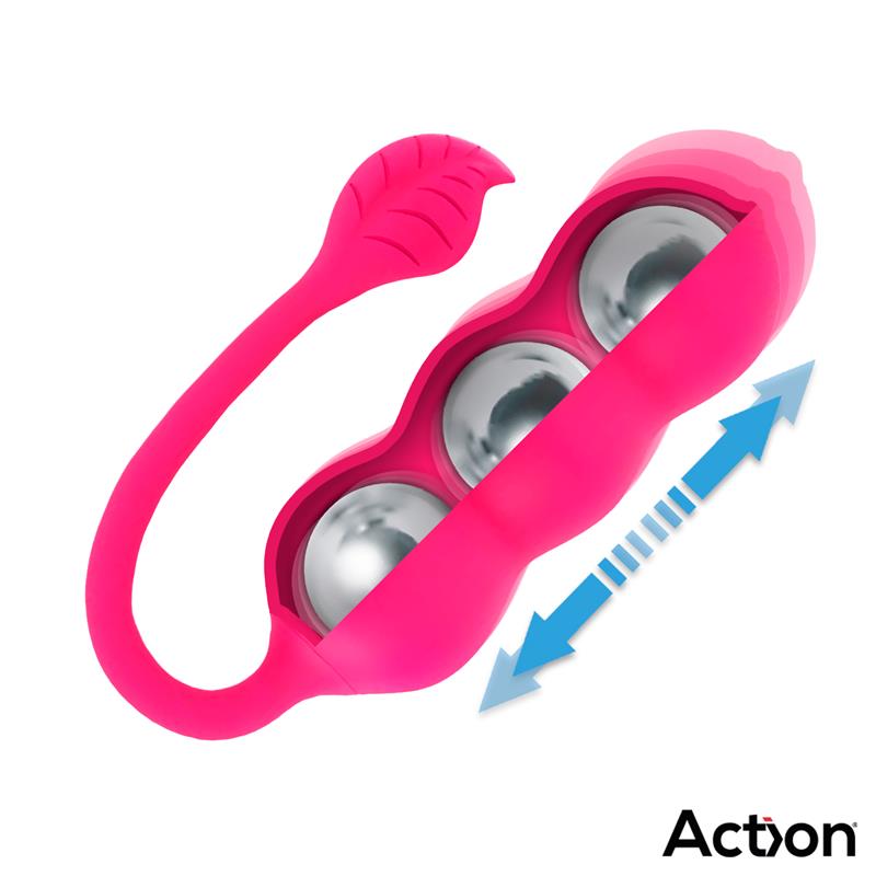 Beany Huevo Vibrador Y Entrenador Suelo Pélvico Movimiento Telescópico