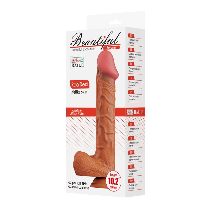 Baile - Bergrisi Dildo Realístico 26 Cm Natural