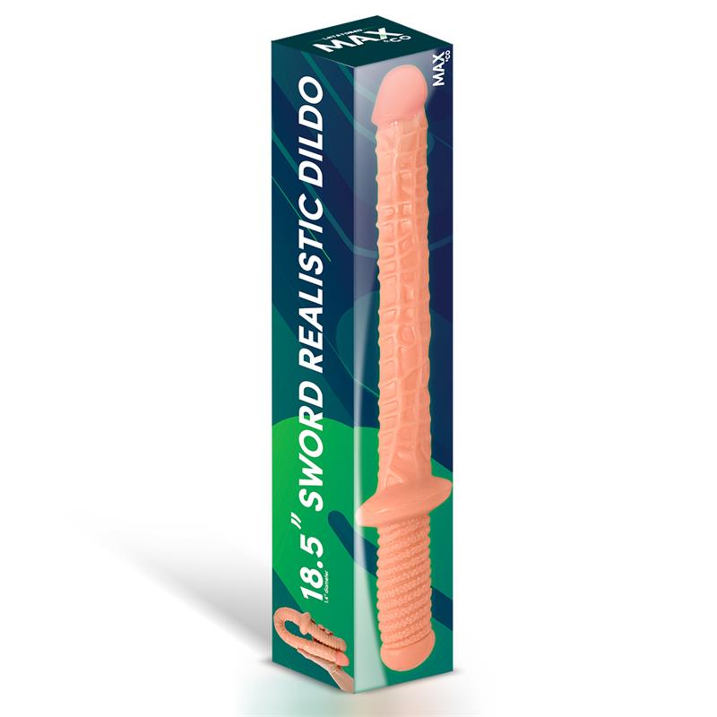 Dildo Realista Forma De Espada 18.5 Blade  Sword Natural