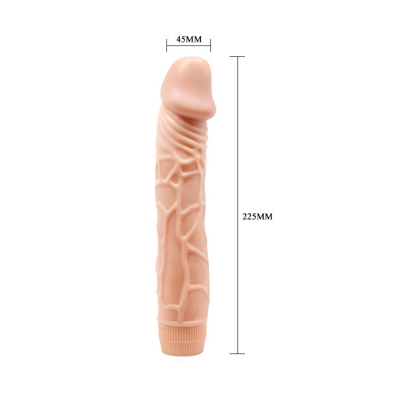 Baile - Bob Vibrador Realístico 22.5 Cm Natural