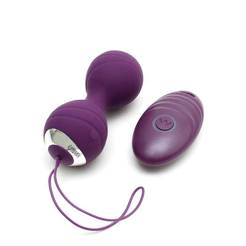 Bolas Kegel Con Vibración Con Control Remorto Cannes Purpura