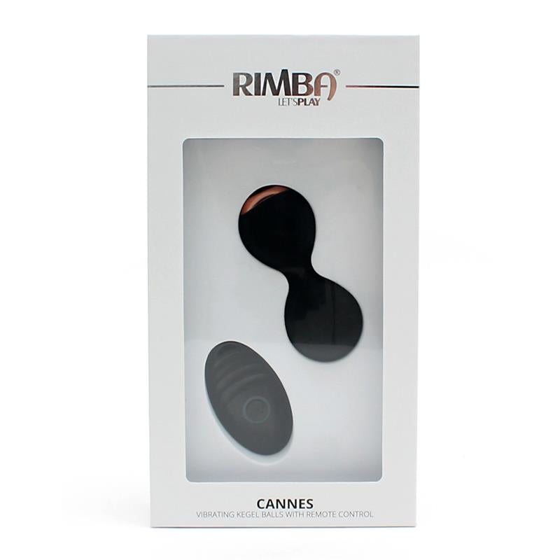 Bolas Kegel Con Vibración Y Control Remoto Cannes Negro