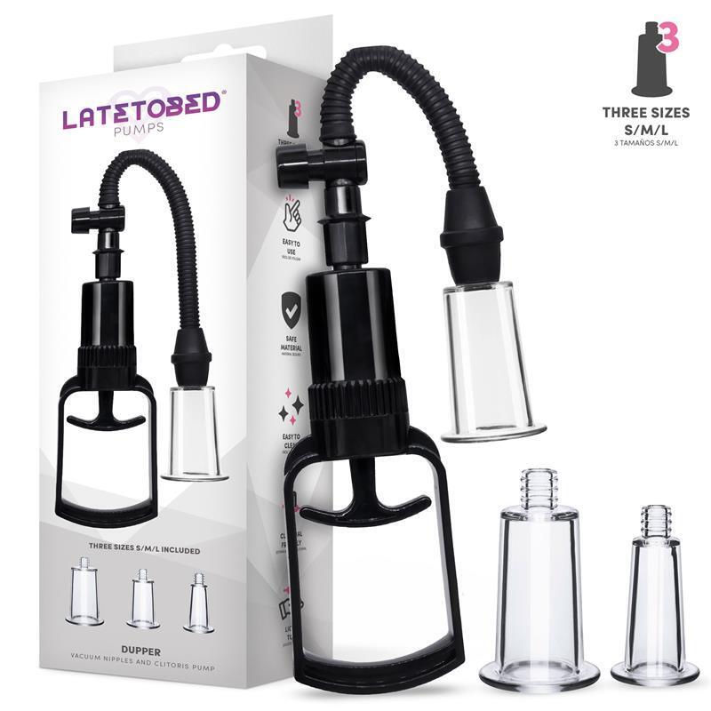 Bomba Manual Dupper  Para Vagina Y Pezones 3 Copas
