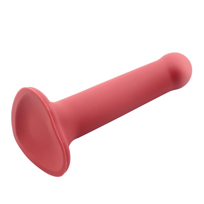 Dildo Bouncy  Silicona Líquida Hiper Flexible 6.5 - 16.5 Cm Talla S Burgundy