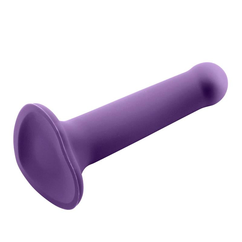 Dildo Bouncy Silicona Líquida Hiper Flexible 6.5 - 16.5 Cm Talla S Púrpura