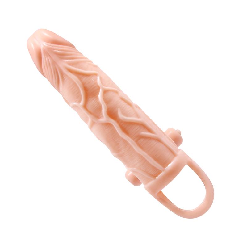 Funda Para El Pene Brave Man   Con Vibración + 5cm