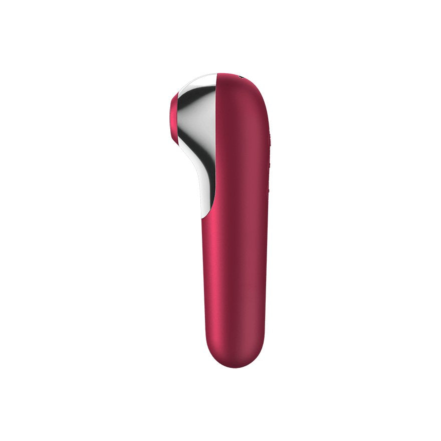 Satisfyer Dual Love Vibrador Y Succionador Con Aire Pulsado Rojo