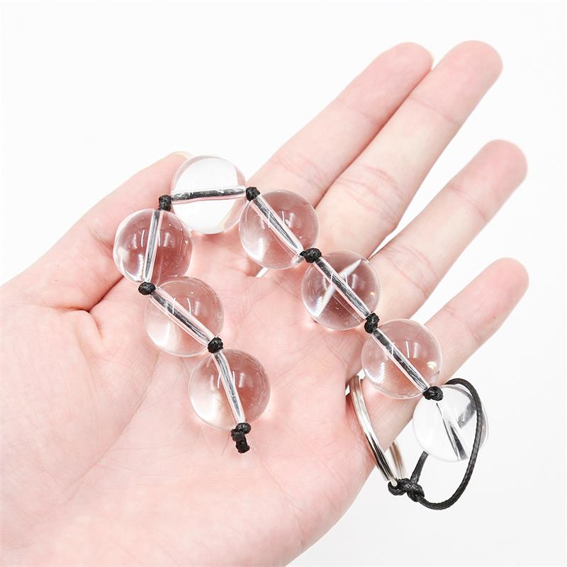 Cadena Anal Con Bolas De Cristal 4 Tamaños Talla (Interno):S