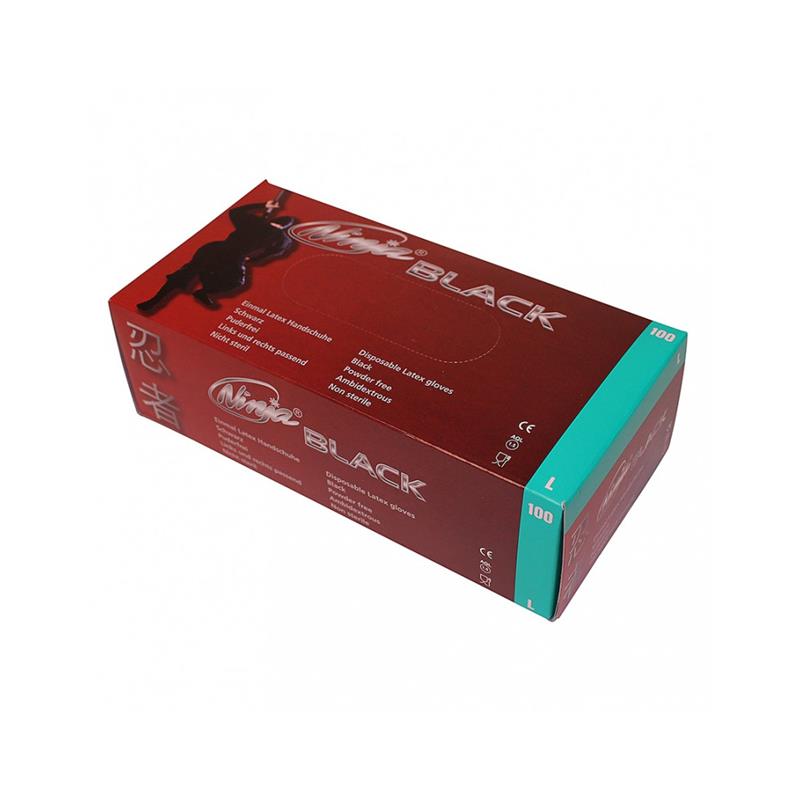 Guantes De Látex  Caja 100 Unidades  Talla (Interno):L