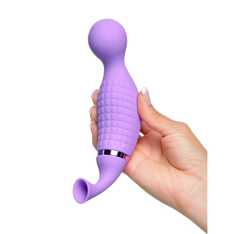 Vibrador Y Succionados Silicona Usb Climax-Her