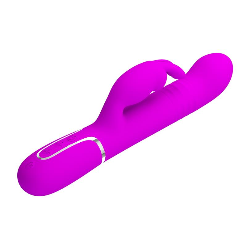 Pretty Love - Vibrador Coale Rabbit Perlas Violeta