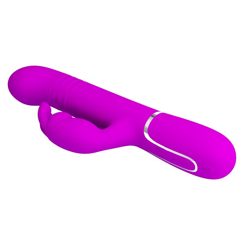 Pretty Love - Vibrador Coale Rabbit Perlas Violeta